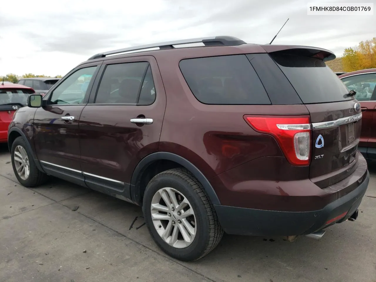 2012 Ford Explorer Xlt VIN: 1FMHK8D84CGB01769 Lot: 76722964