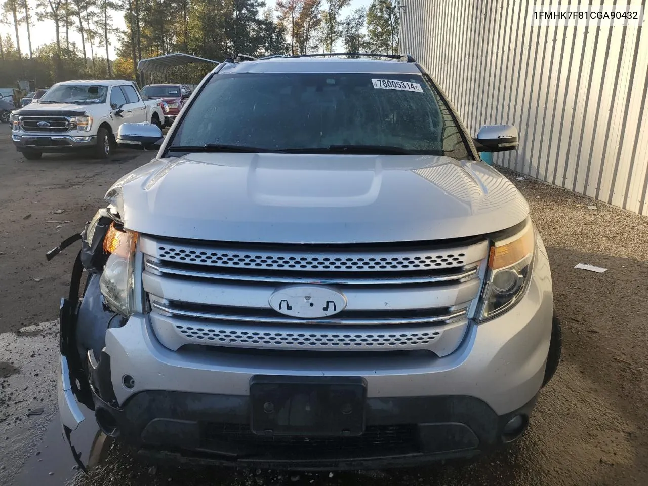 2012 Ford Explorer Limited VIN: 1FMHK7F81CGA90432 Lot: 78005314