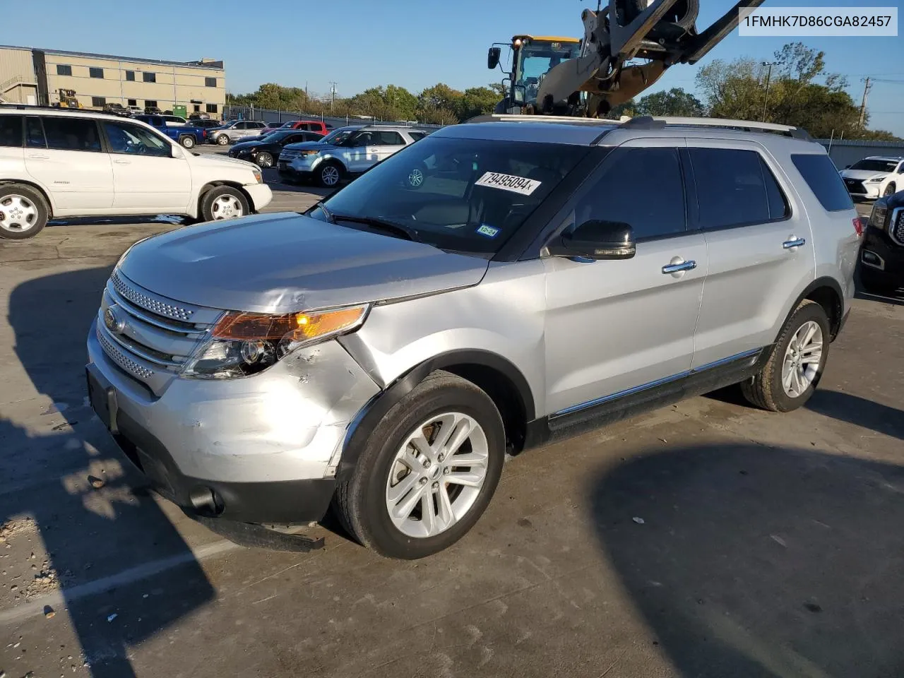 2012 Ford Explorer Xlt VIN: 1FMHK7D86CGA82457 Lot: 79495094