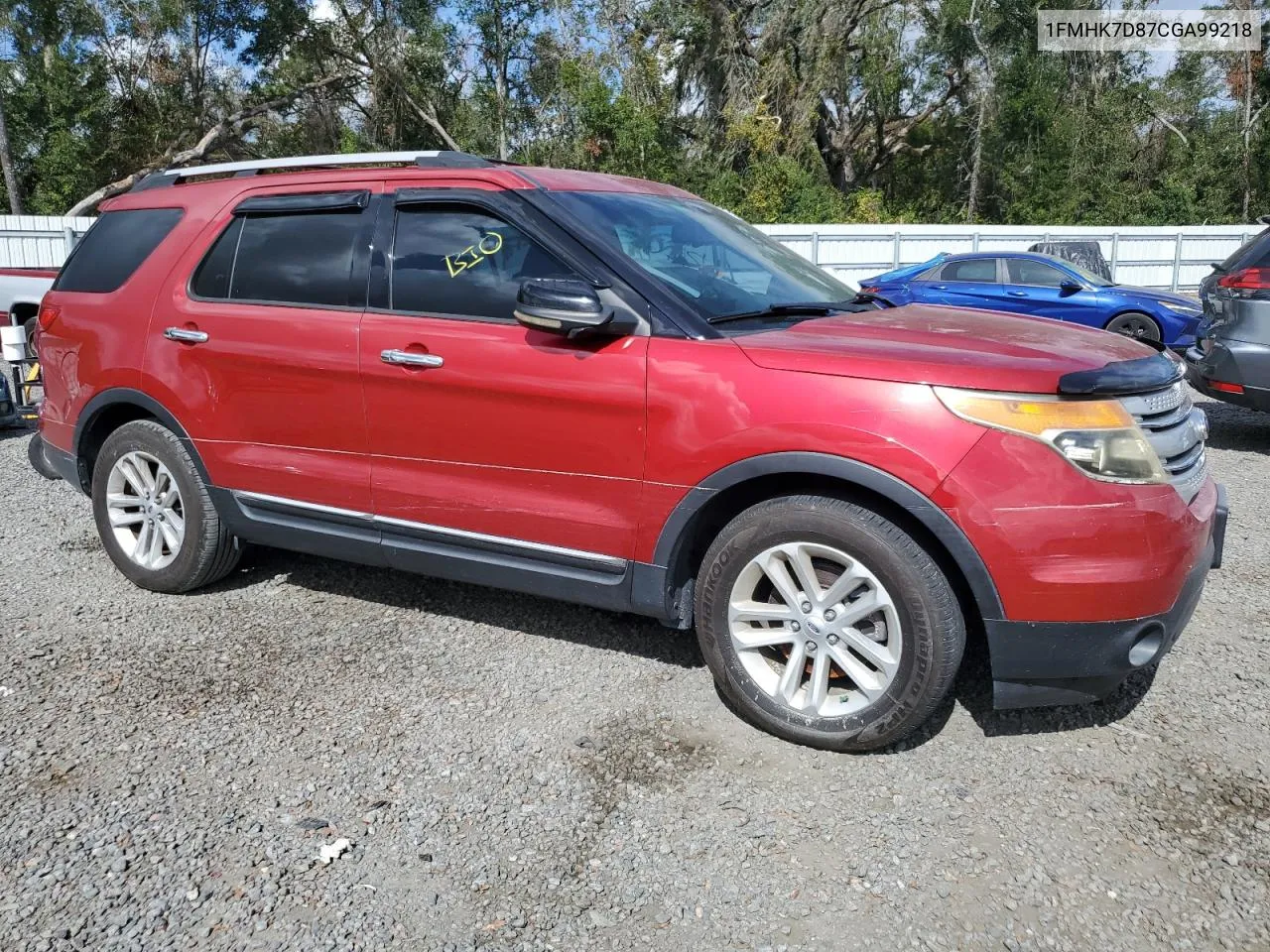 2012 Ford Explorer Xlt VIN: 1FMHK7D87CGA99218 Lot: 79727664