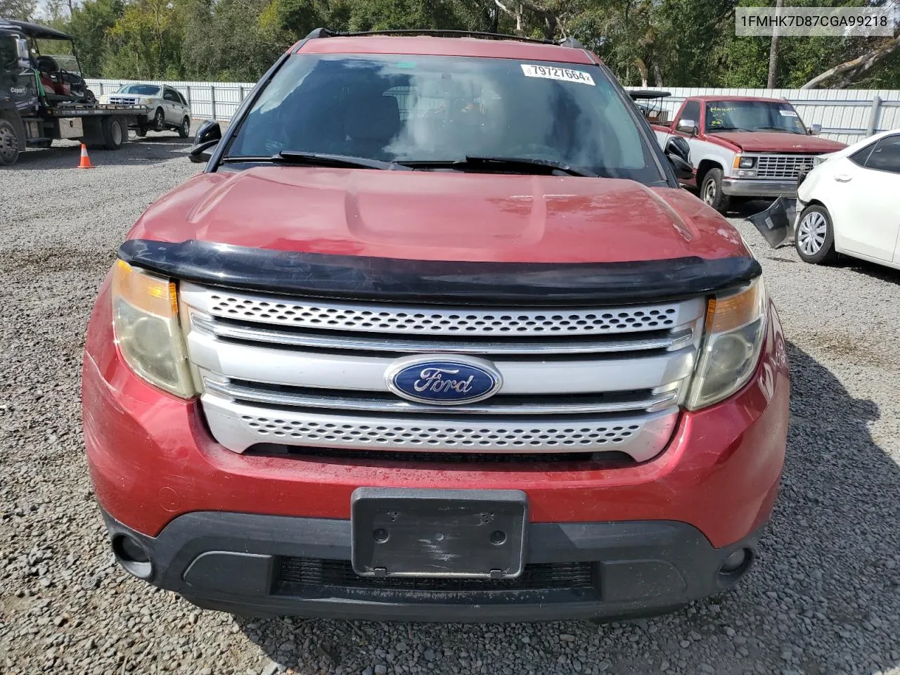 2012 Ford Explorer Xlt VIN: 1FMHK7D87CGA99218 Lot: 79727664