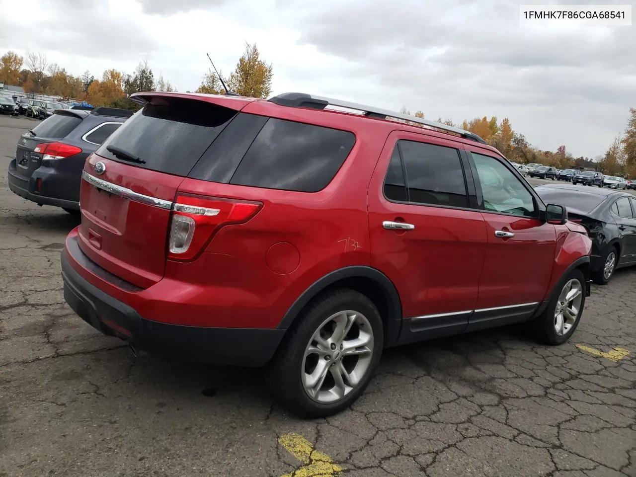 2012 Ford Explorer Limited VIN: 1FMHK7F86CGA68541 Lot: 79812674