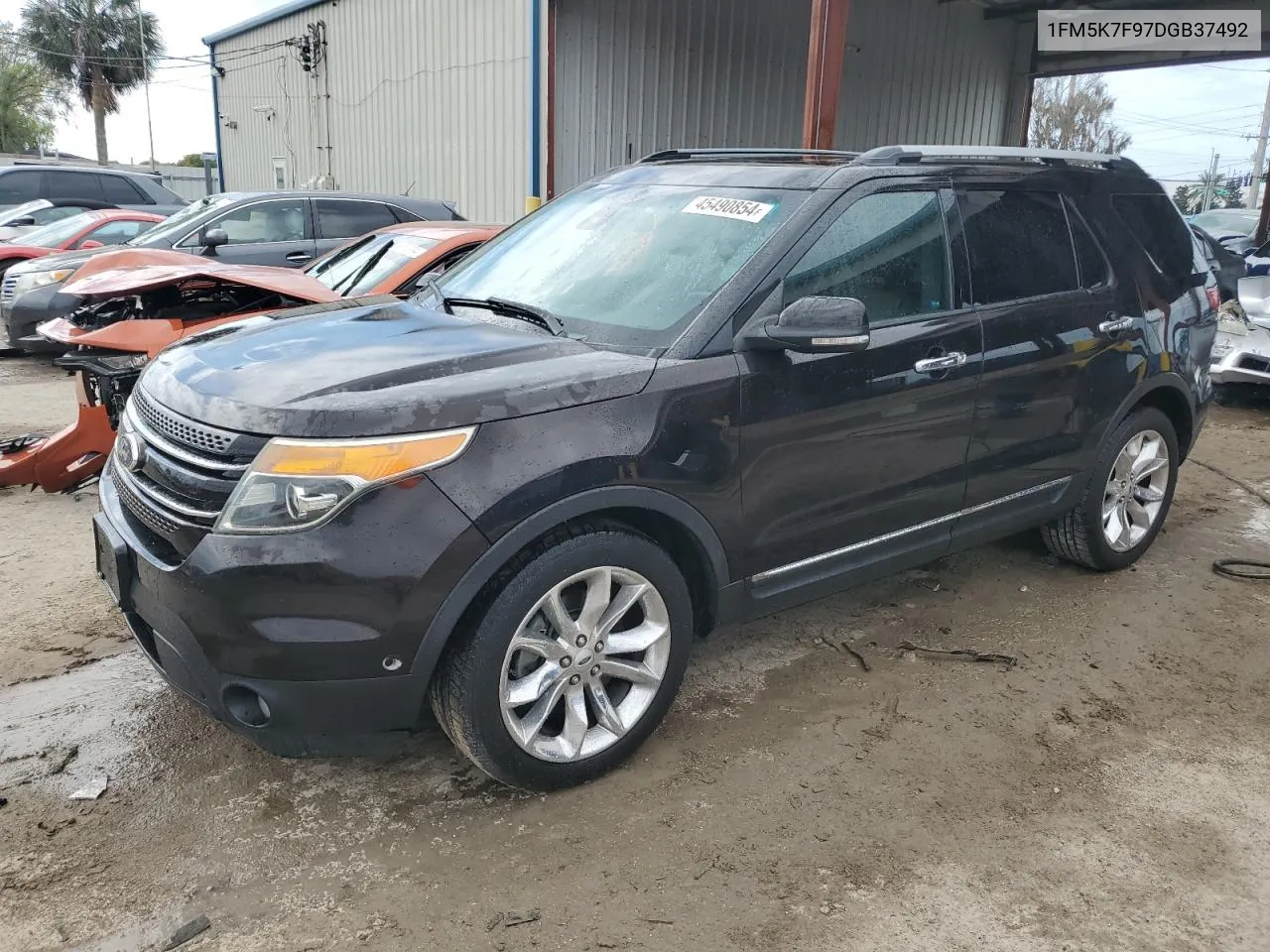 2013 Ford Explorer Limited VIN: 1FM5K7F97DGB37492 Lot: 45490854