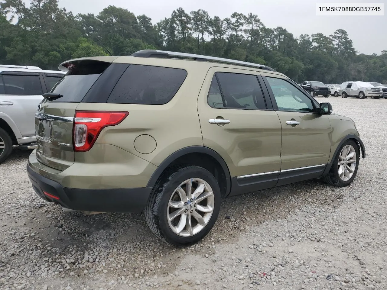 2013 Ford Explorer Xlt VIN: 1FM5K7D88DGB57745 Lot: 52887684