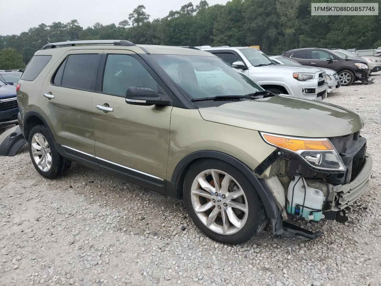 2013 Ford Explorer Xlt VIN: 1FM5K7D88DGB57745 Lot: 52887684