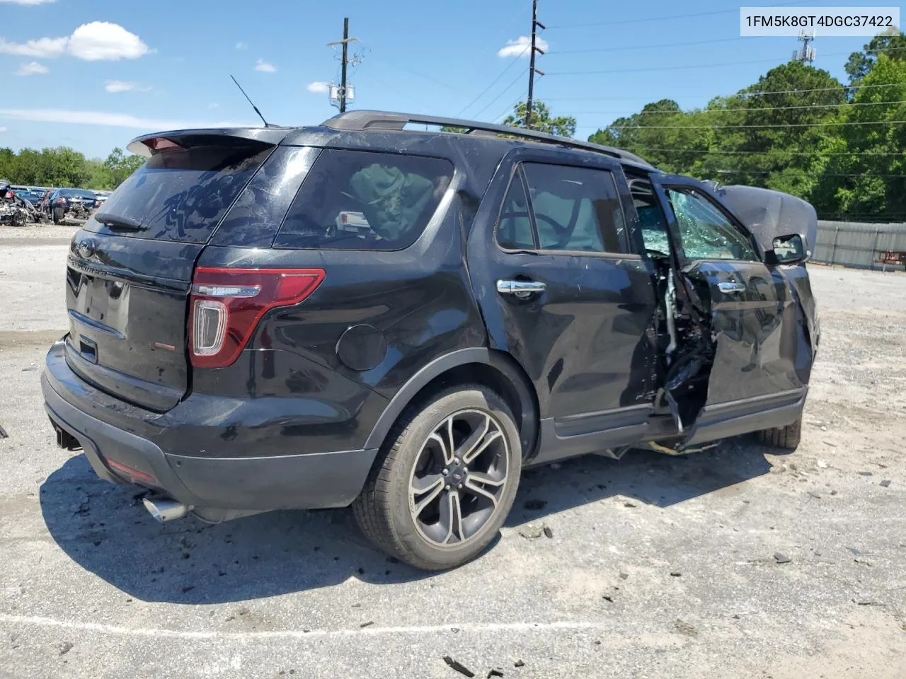 2013 Ford Explorer Sport VIN: 1FM5K8GT4DGC37422 Lot: 55725204