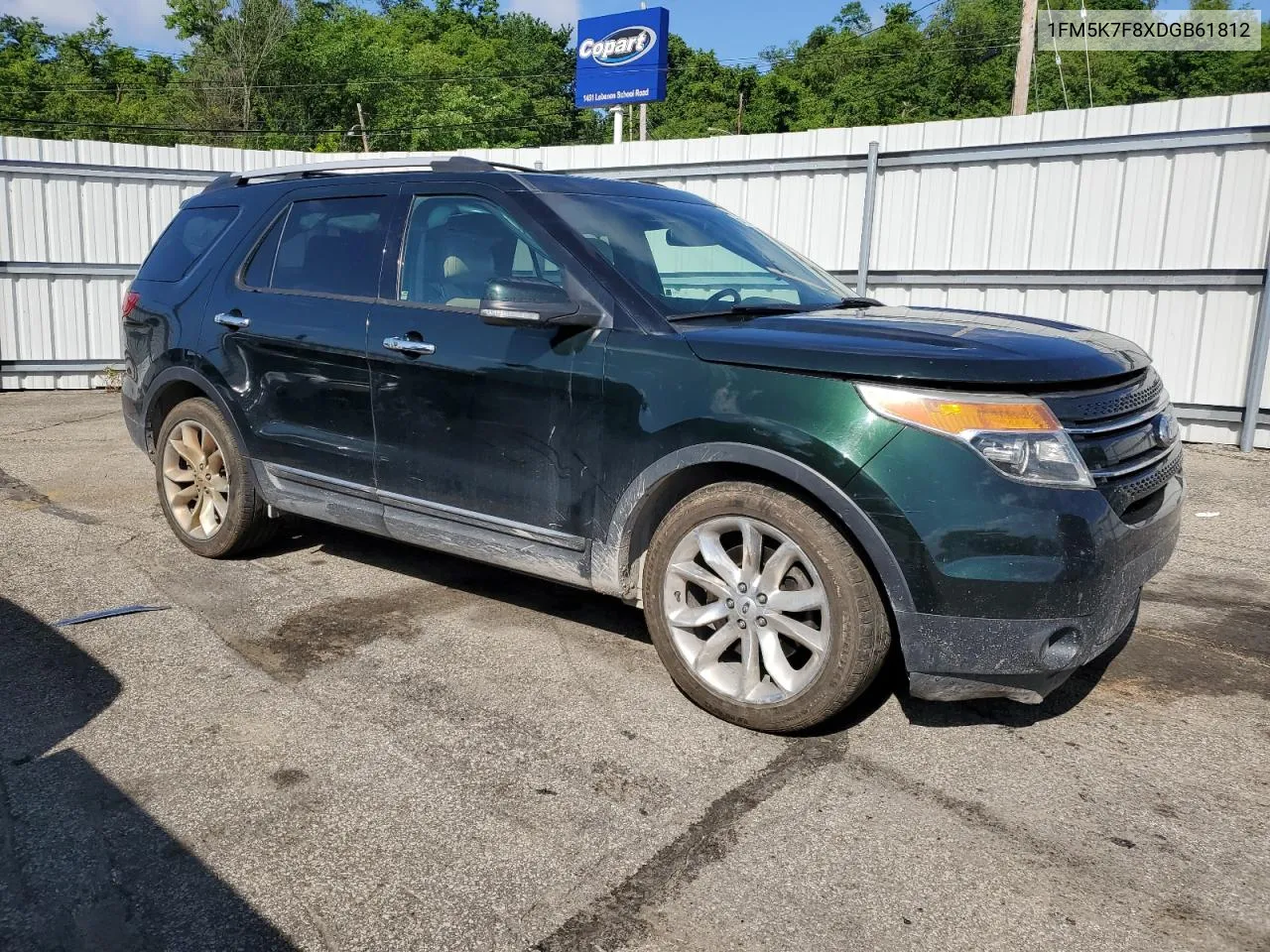 2013 Ford Explorer Limited VIN: 1FM5K7F8XDGB61812 Lot: 56393914