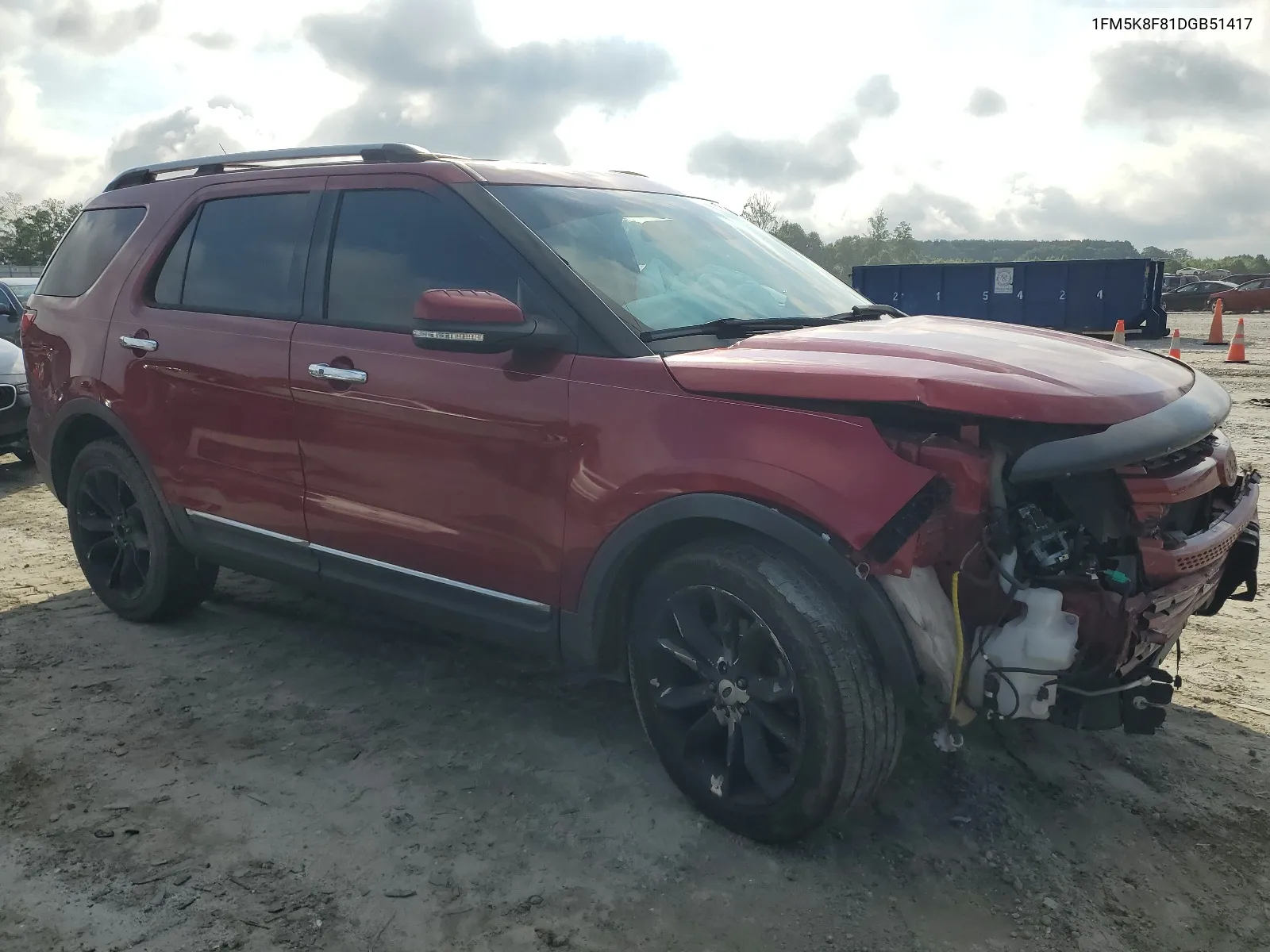 1FM5K8F81DGB51417 2013 Ford Explorer Limited