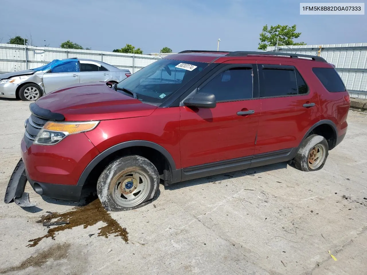 2013 Ford Explorer VIN: 1FM5K8B82DGA07333 Lot: 58203174