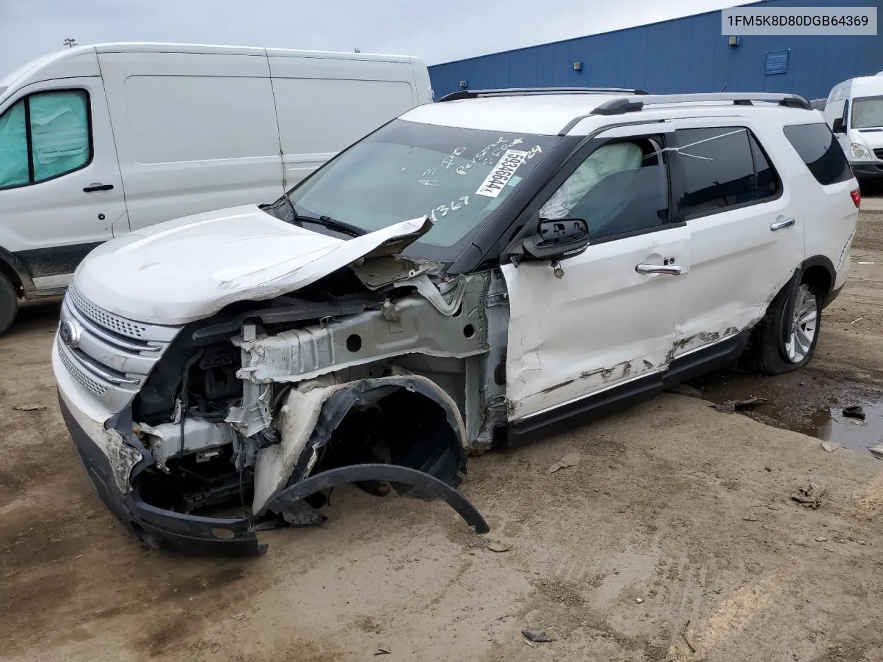 1FM5K8D80DGB64369 2013 Ford Explorer Xlt