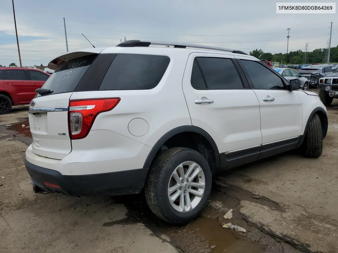 1FM5K8D80DGB64369 2013 Ford Explorer Xlt