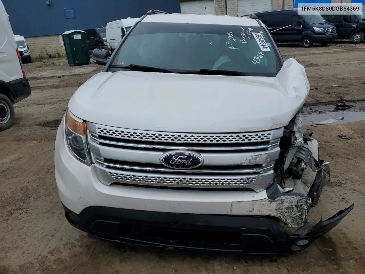 2013 Ford Explorer Xlt VIN: 1FM5K8D80DGB64369 Lot: 59346644