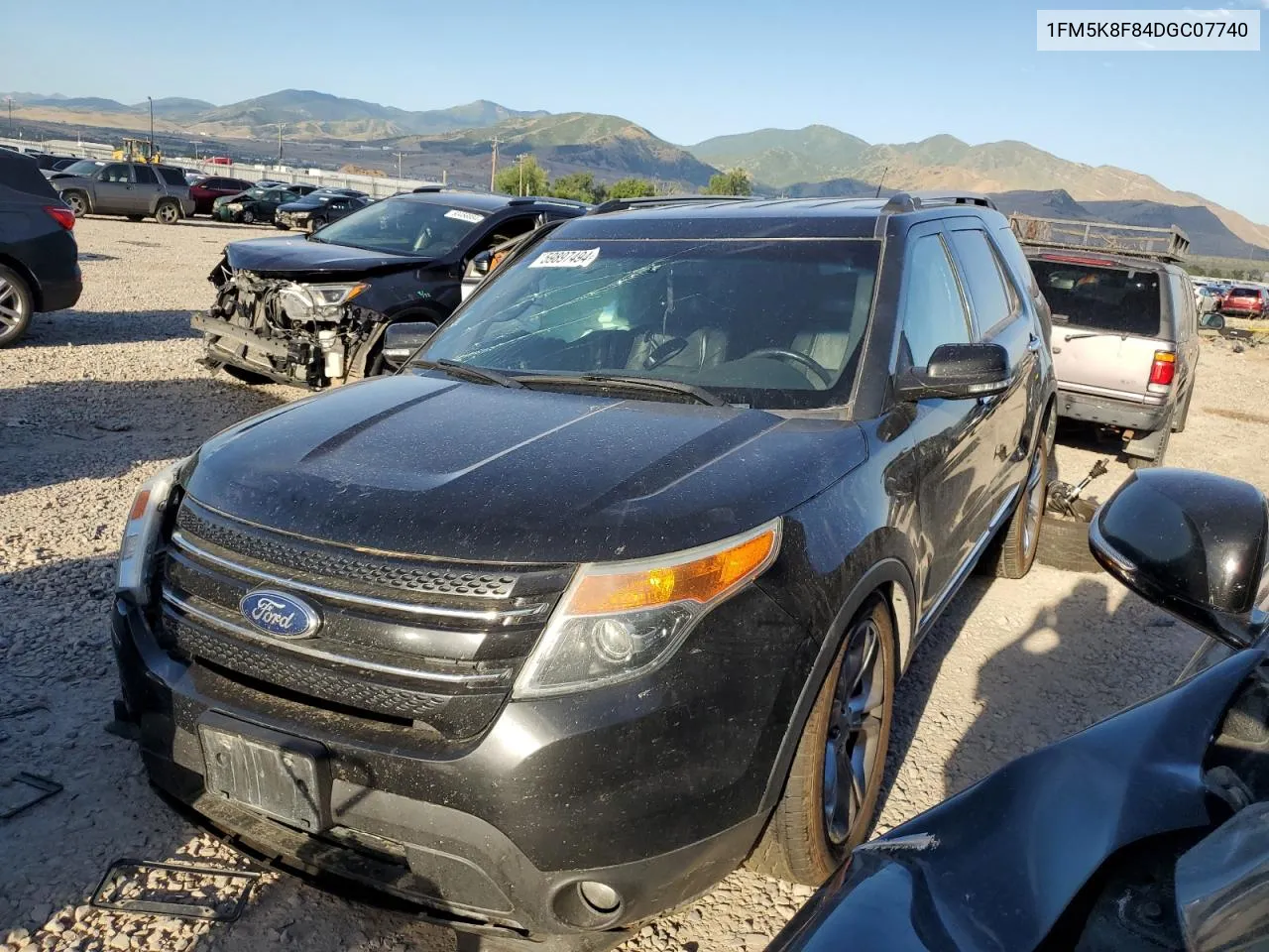 2013 Ford Explorer Limited VIN: 1FM5K8F84DGC07740 Lot: 59897494