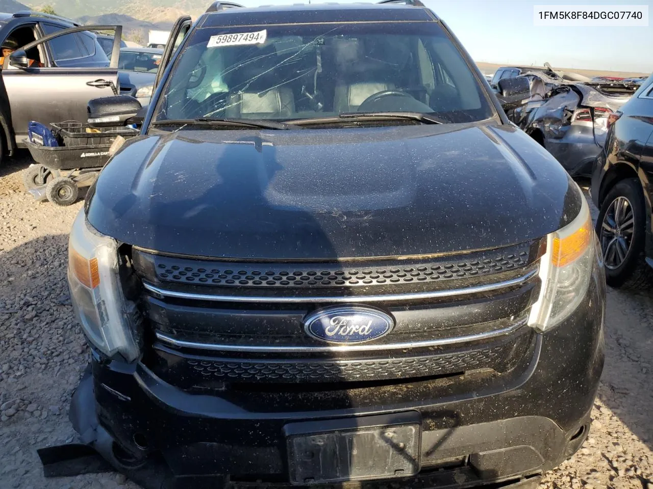 2013 Ford Explorer Limited VIN: 1FM5K8F84DGC07740 Lot: 59897494