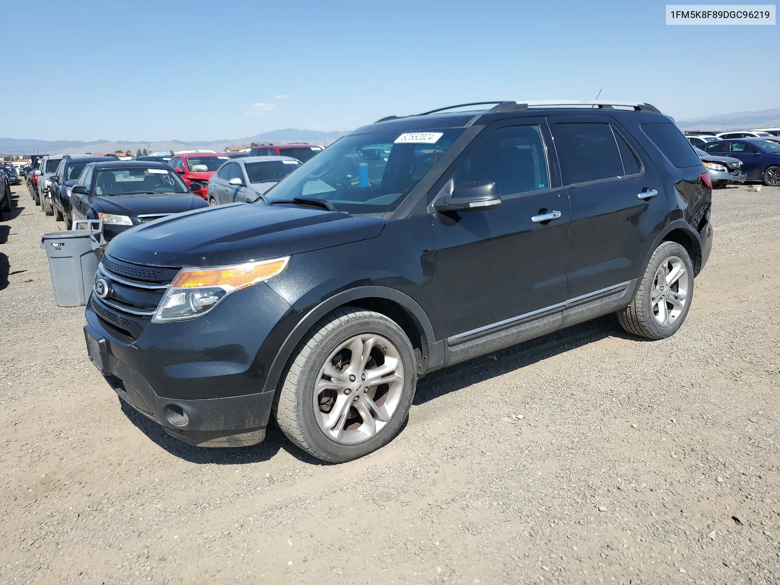 2013 Ford Explorer Limited VIN: 1FM5K8F89DGC96219 Lot: 62552024