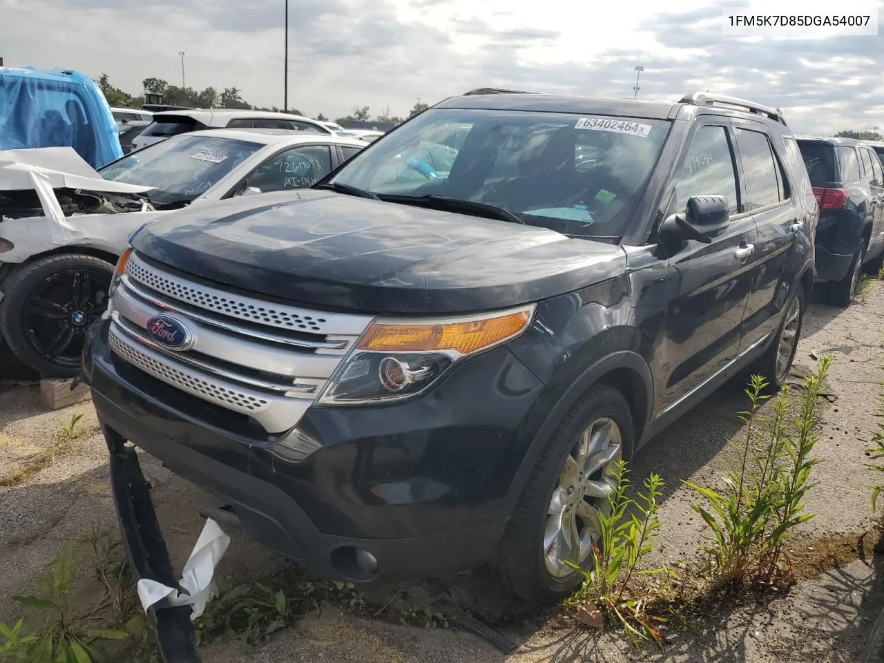 2013 Ford Explorer Xlt VIN: 1FM5K7D85DGA54007 Lot: 63402464