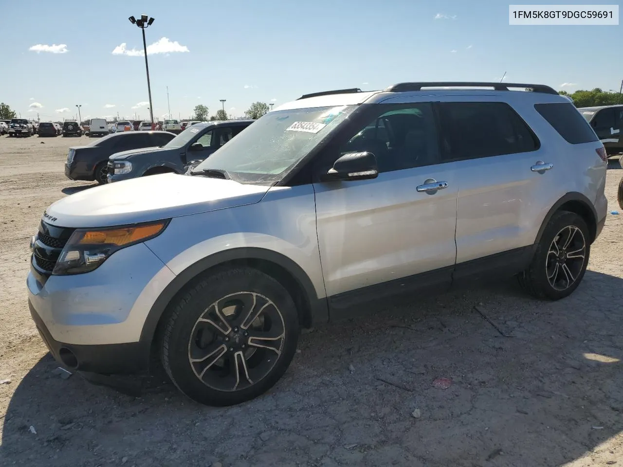 1FM5K8GT9DGC59691 2013 Ford Explorer Sport