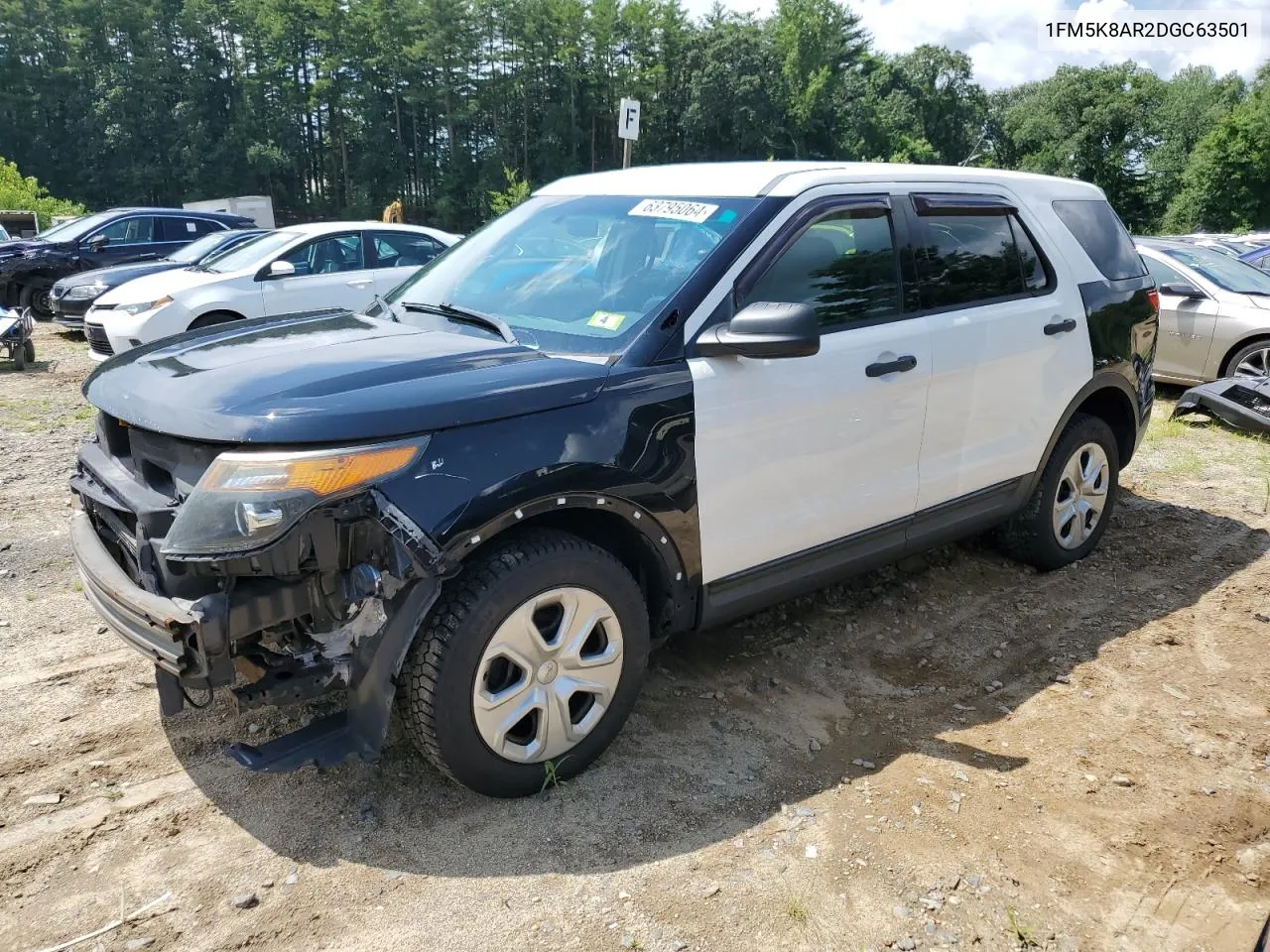 2013 Ford Explorer Police Interceptor VIN: 1FM5K8AR2DGC63501 Lot: 63795064