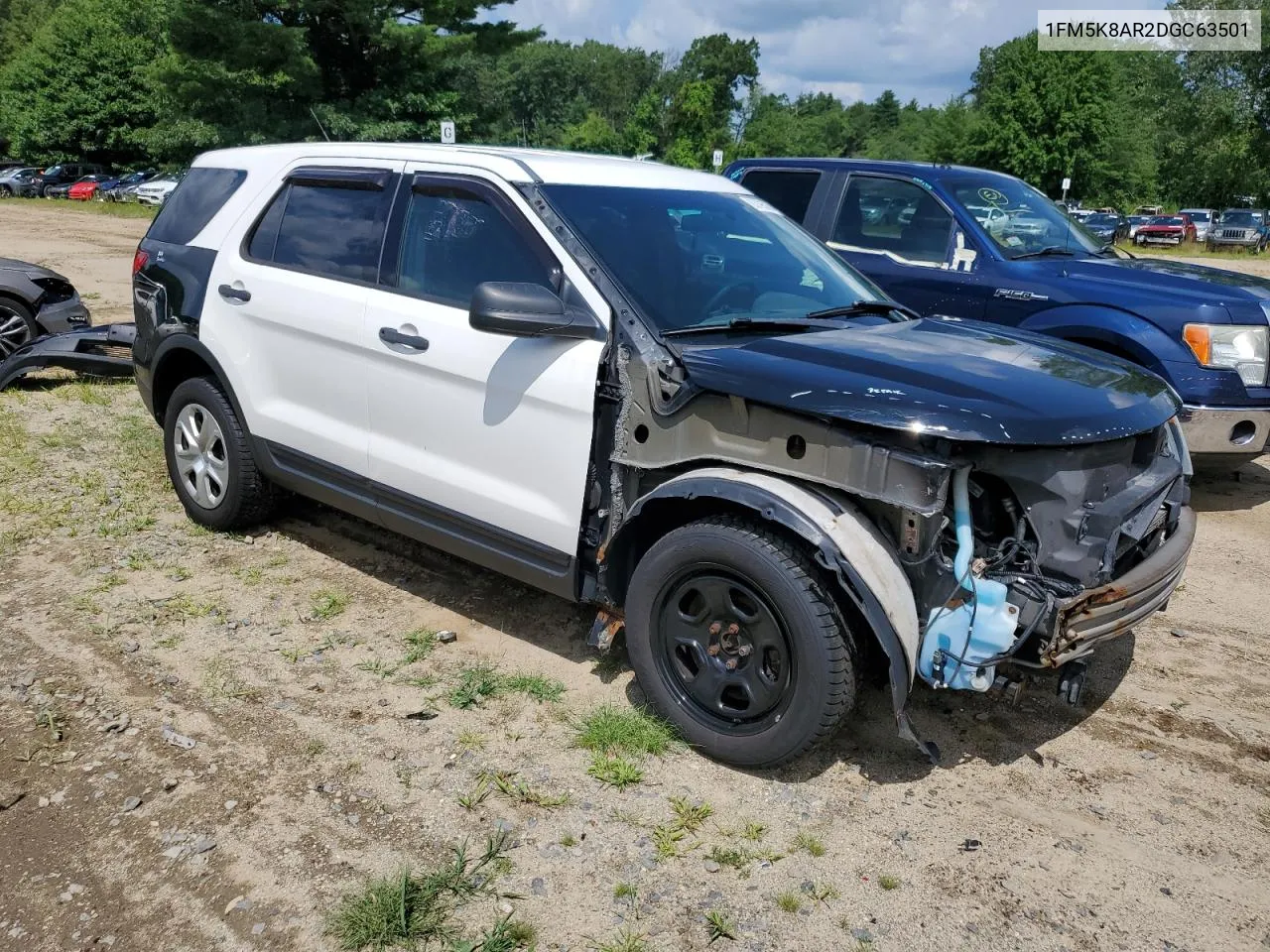 2013 Ford Explorer Police Interceptor VIN: 1FM5K8AR2DGC63501 Lot: 63795064