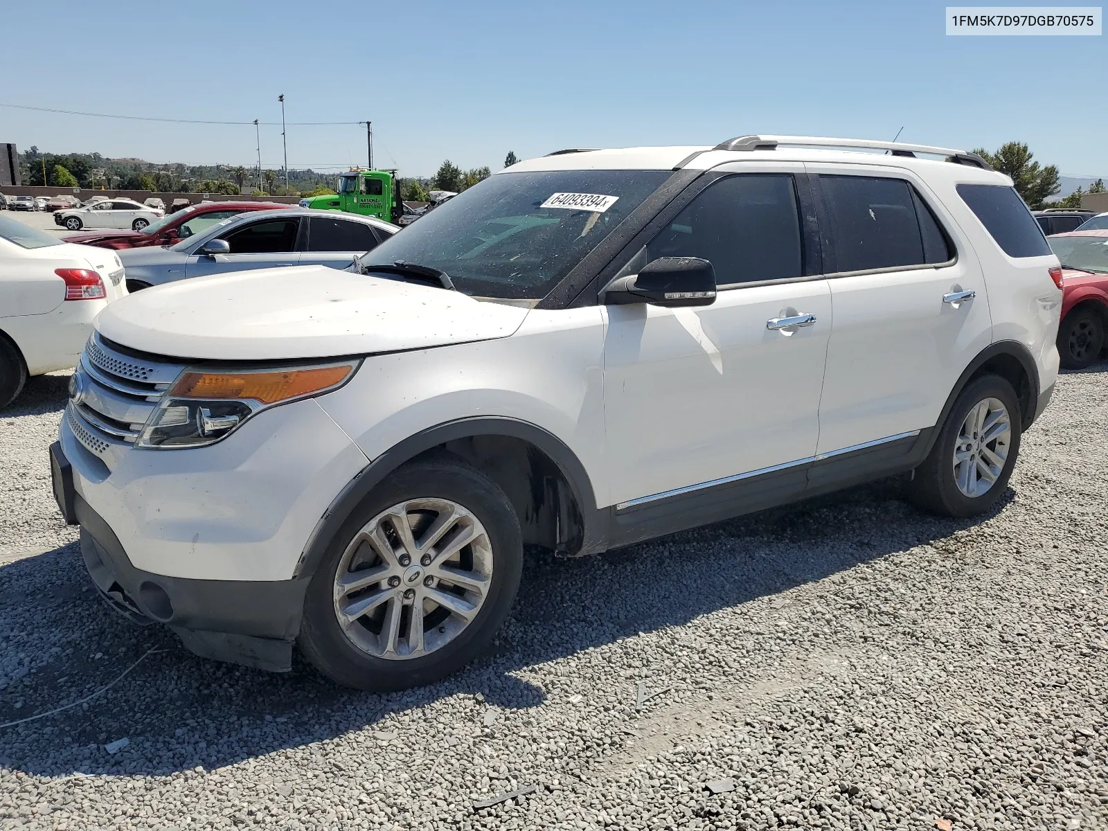 2013 Ford Explorer Xlt VIN: 1FM5K7D97DGB70575 Lot: 64093394