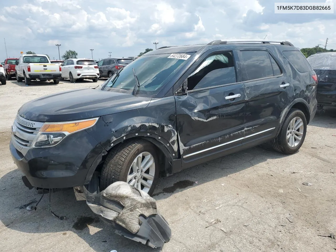 2013 Ford Explorer Xlt VIN: 1FM5K7D83DGB82665 Lot: 64272684