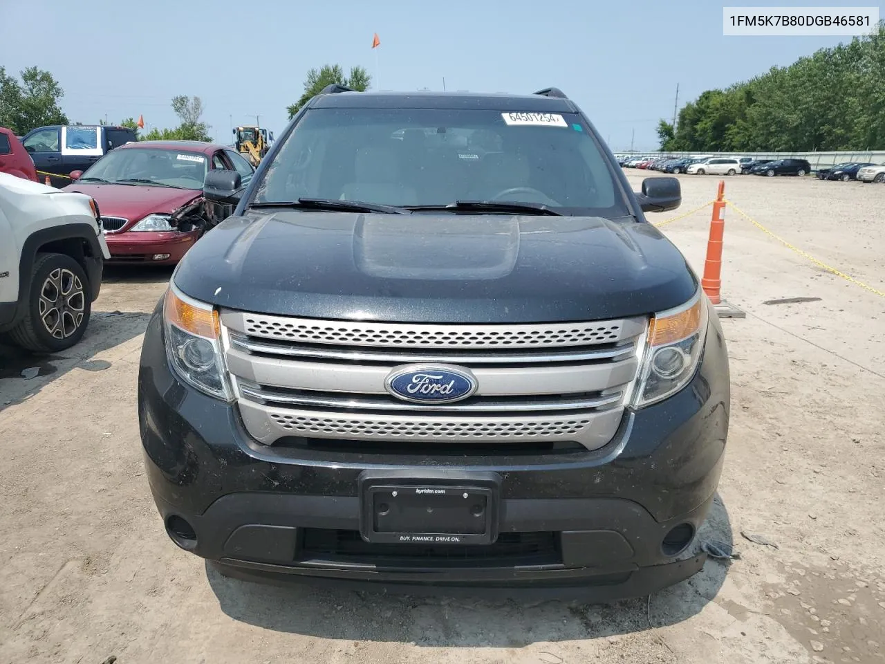 2013 Ford Explorer VIN: 1FM5K7B80DGB46581 Lot: 64501254