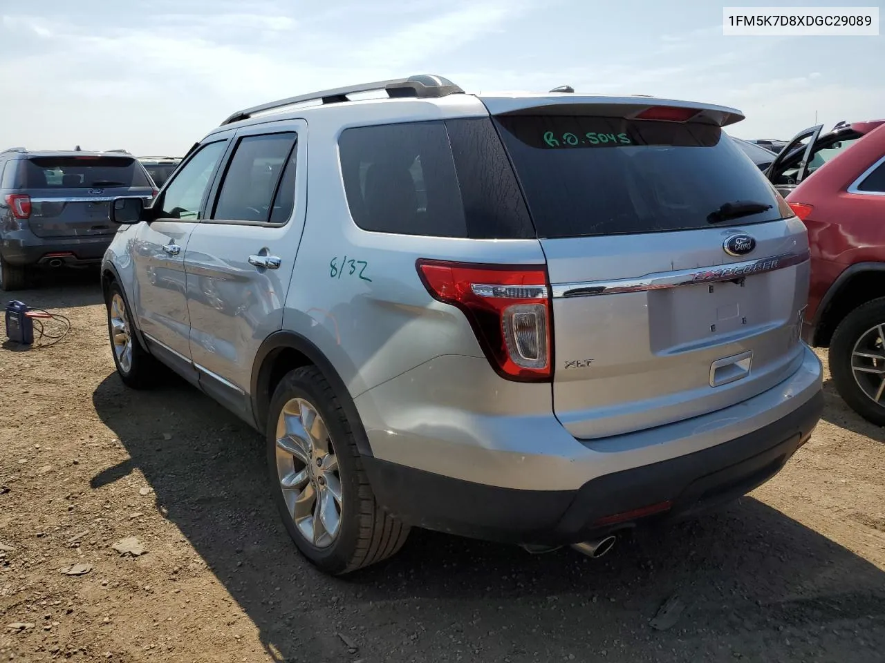 1FM5K7D8XDGC29089 2013 Ford Explorer Xlt