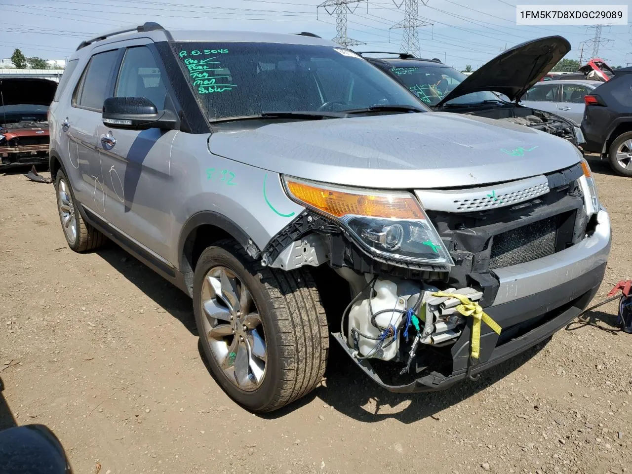 2013 Ford Explorer Xlt VIN: 1FM5K7D8XDGC29089 Lot: 64511824