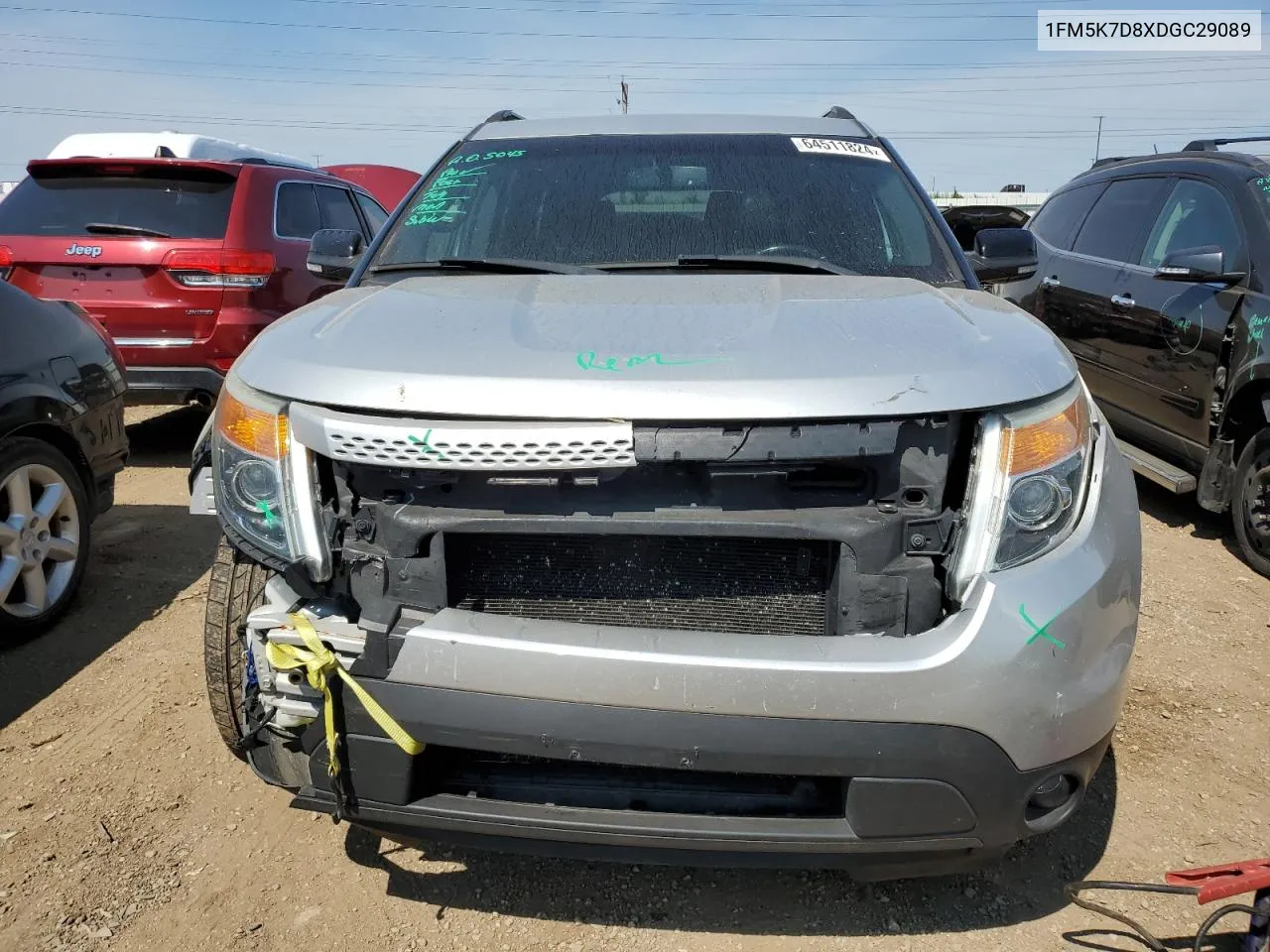 2013 Ford Explorer Xlt VIN: 1FM5K7D8XDGC29089 Lot: 64511824