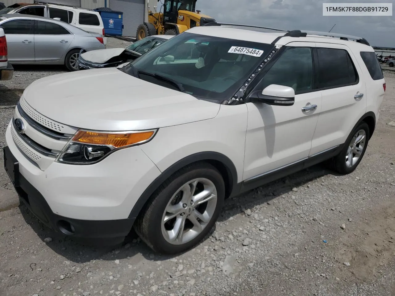 2013 Ford Explorer Limited VIN: 1FM5K7F88DGB91729 Lot: 64875484