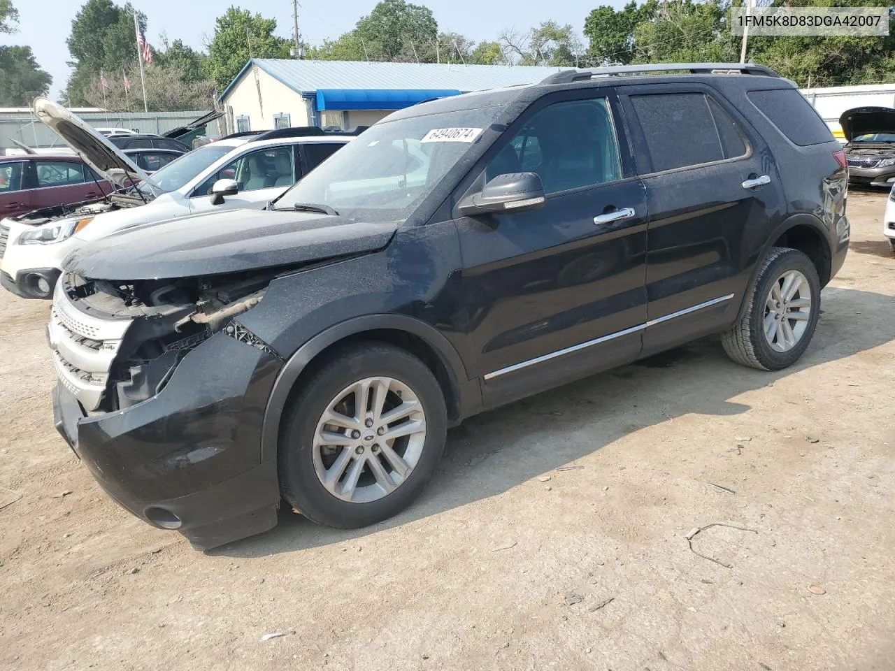 2013 Ford Explorer Xlt VIN: 1FM5K8D83DGA42007 Lot: 64940674