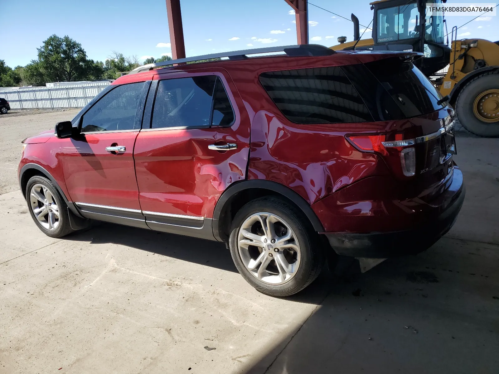 2013 Ford Explorer Xlt VIN: 1FM5K8D83DGA76464 Lot: 65244904