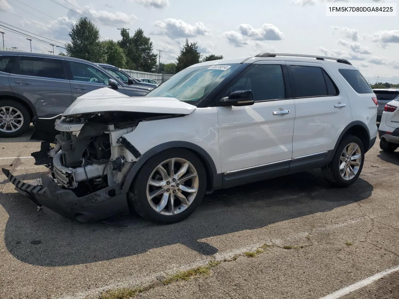 2013 Ford Explorer Xlt VIN: 1FM5K7D80DGA84225 Lot: 65476814