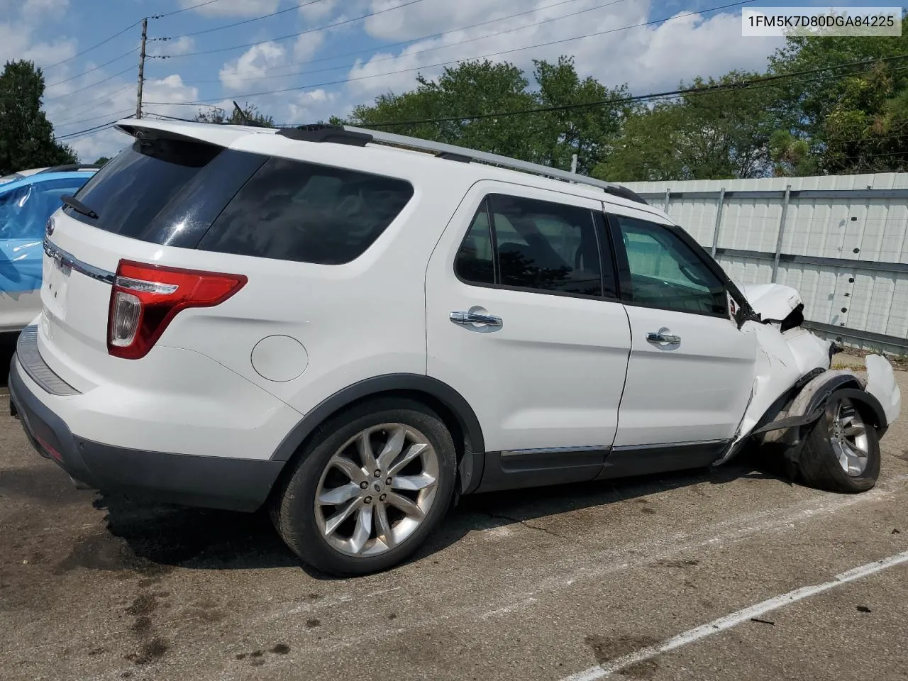 2013 Ford Explorer Xlt VIN: 1FM5K7D80DGA84225 Lot: 65476814