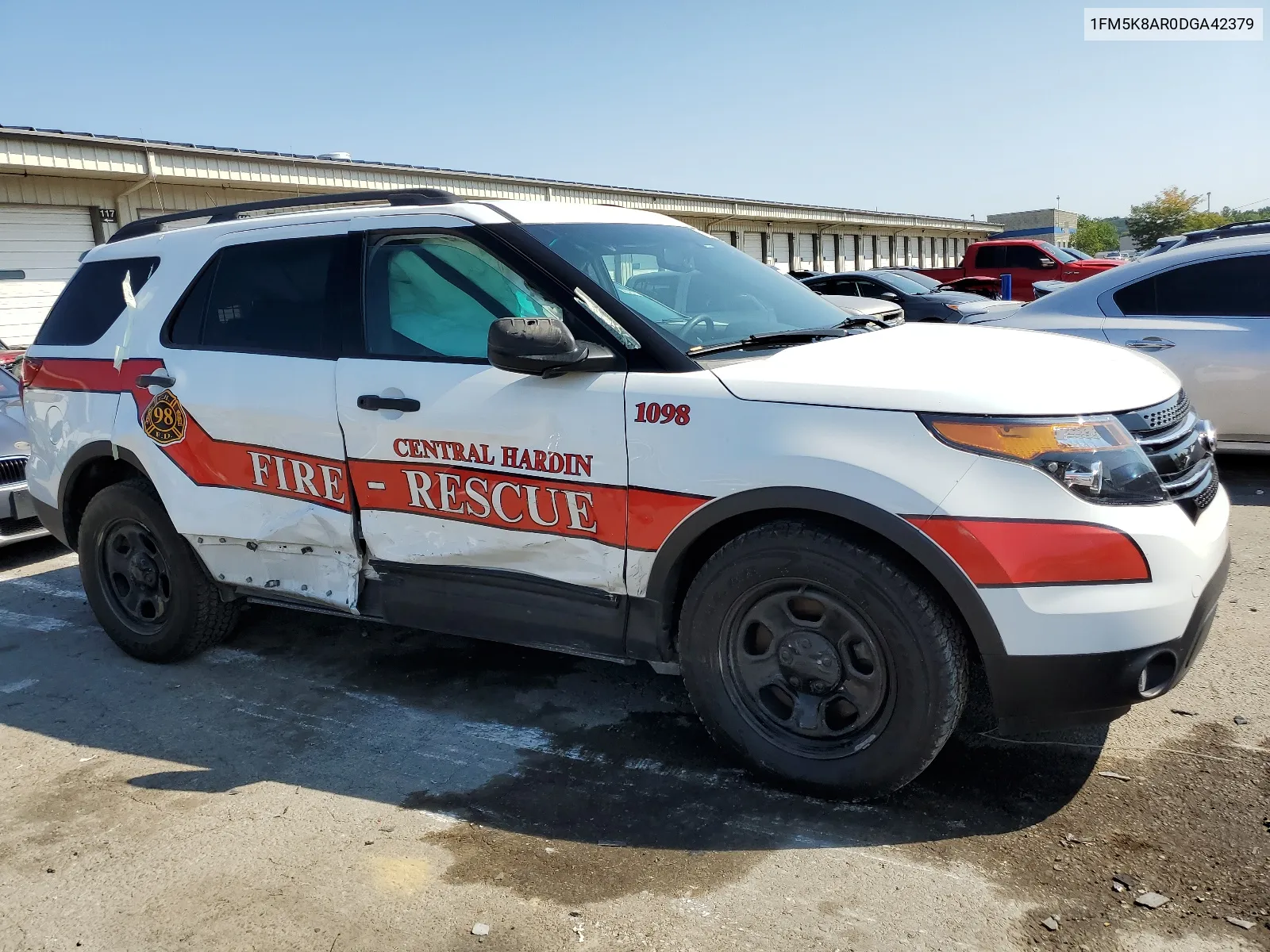 2013 Ford Explorer Police Interceptor VIN: 1FM5K8AR0DGA42379 Lot: 65809484