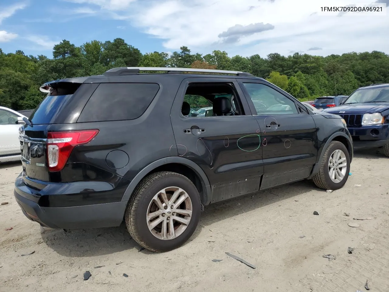 2013 Ford Explorer Xlt VIN: 1FM5K7D92DGA96921 Lot: 66536004