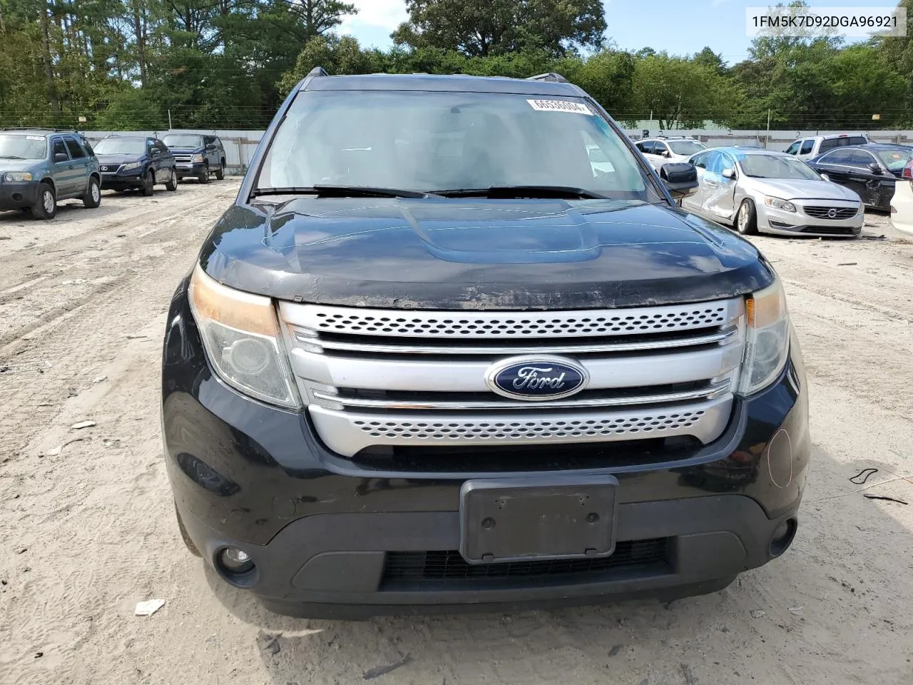 2013 Ford Explorer Xlt VIN: 1FM5K7D92DGA96921 Lot: 66536004