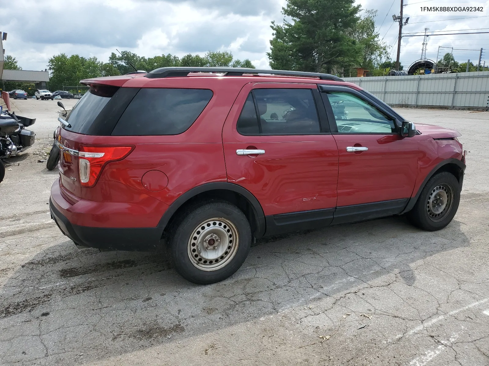 2013 Ford Explorer VIN: 1FM5K8B8XDGA92342 Lot: 66740924