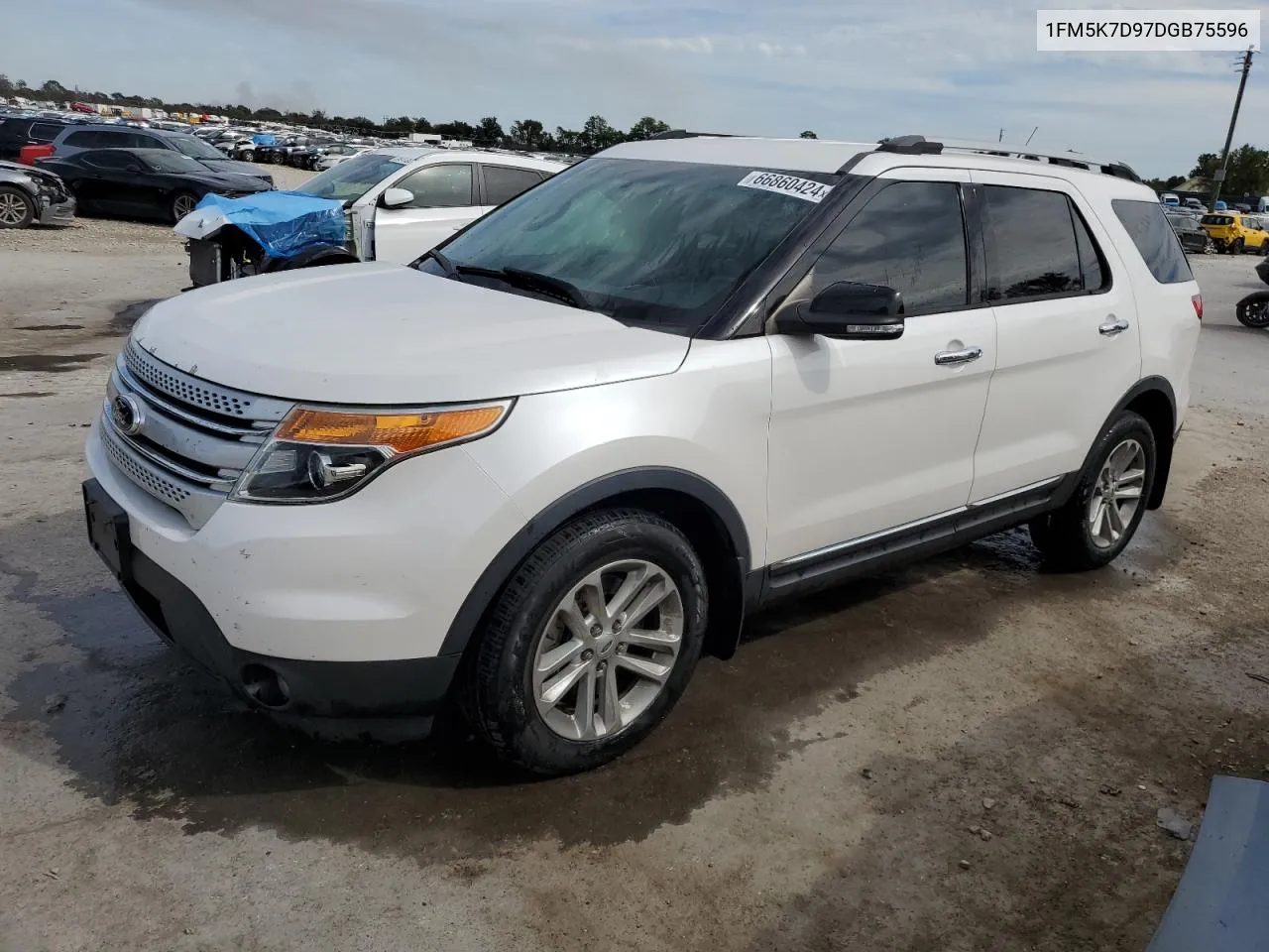 2013 Ford Explorer Xlt VIN: 1FM5K7D97DGB75596 Lot: 66860424