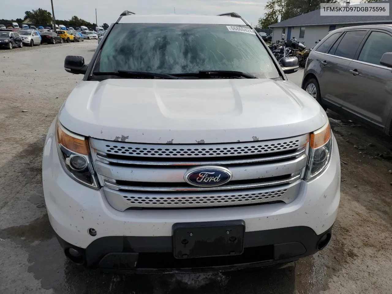 2013 Ford Explorer Xlt VIN: 1FM5K7D97DGB75596 Lot: 66860424