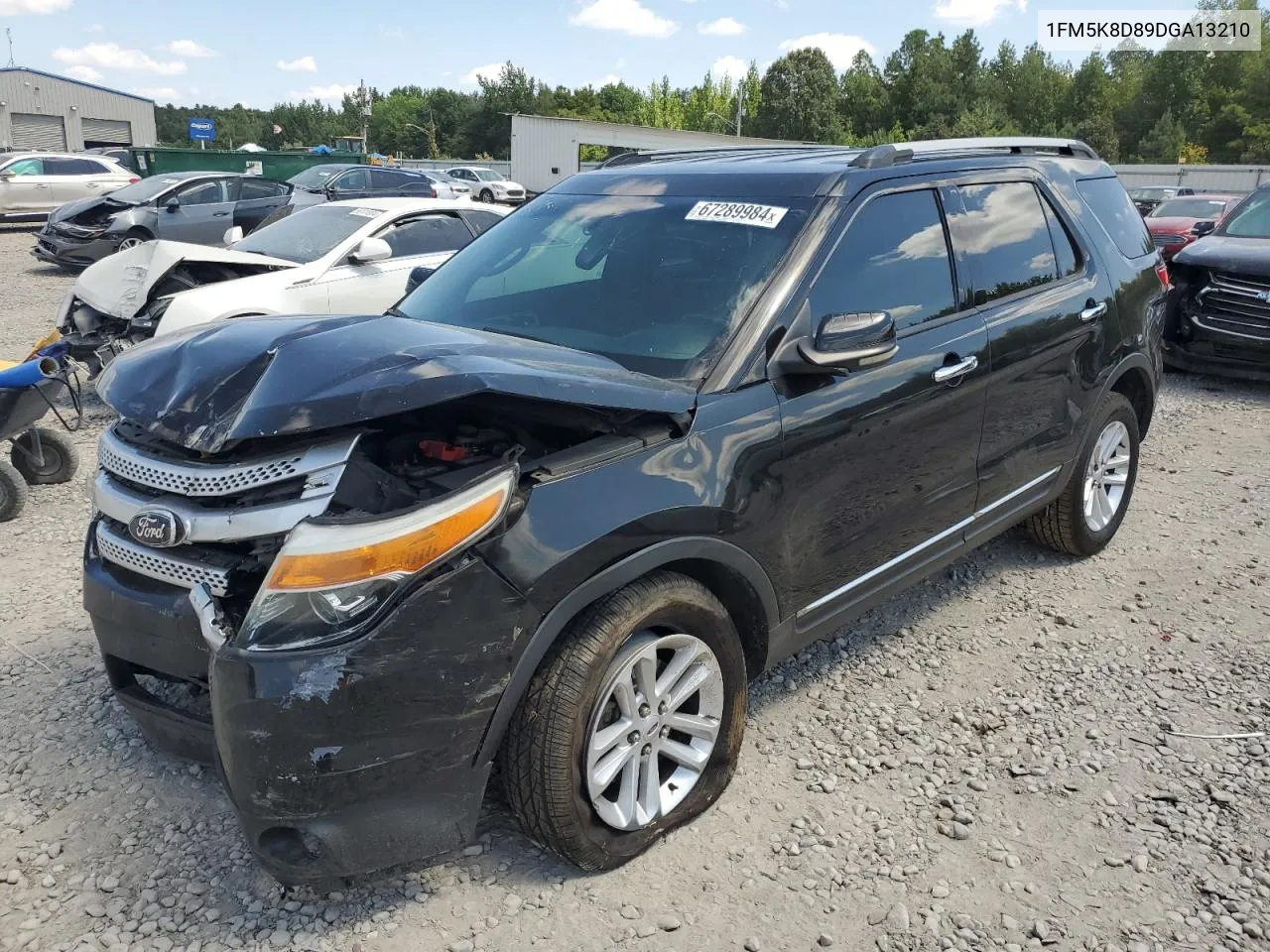 1FM5K8D89DGA13210 2013 Ford Explorer Xlt