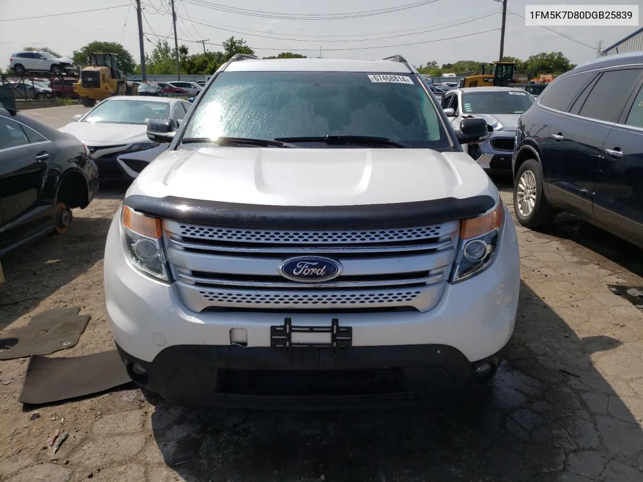 2013 Ford Explorer Xlt VIN: 1FM5K7D80DGB25839 Lot: 67468814