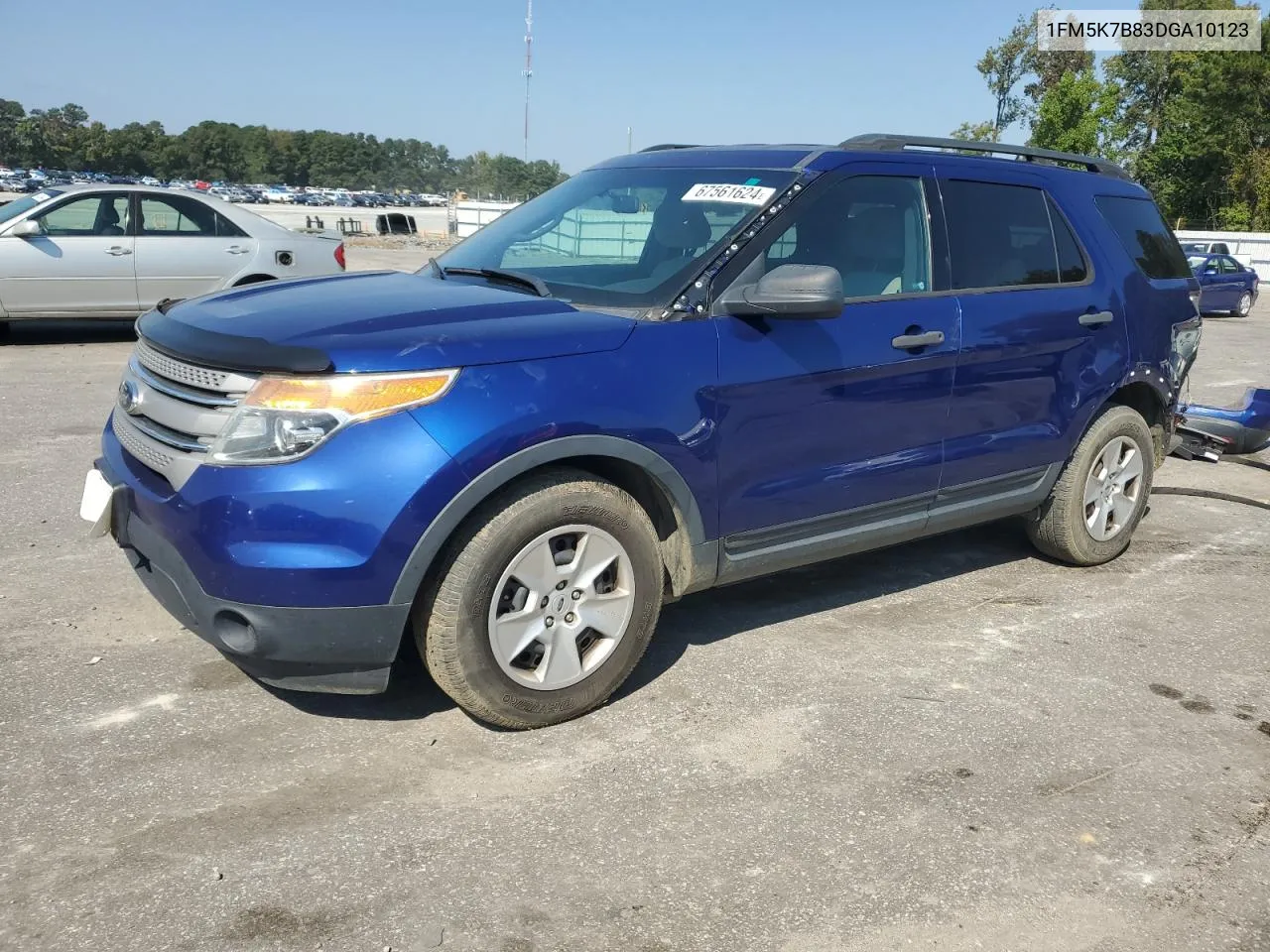 2013 Ford Explorer VIN: 1FM5K7B83DGA10123 Lot: 67561624