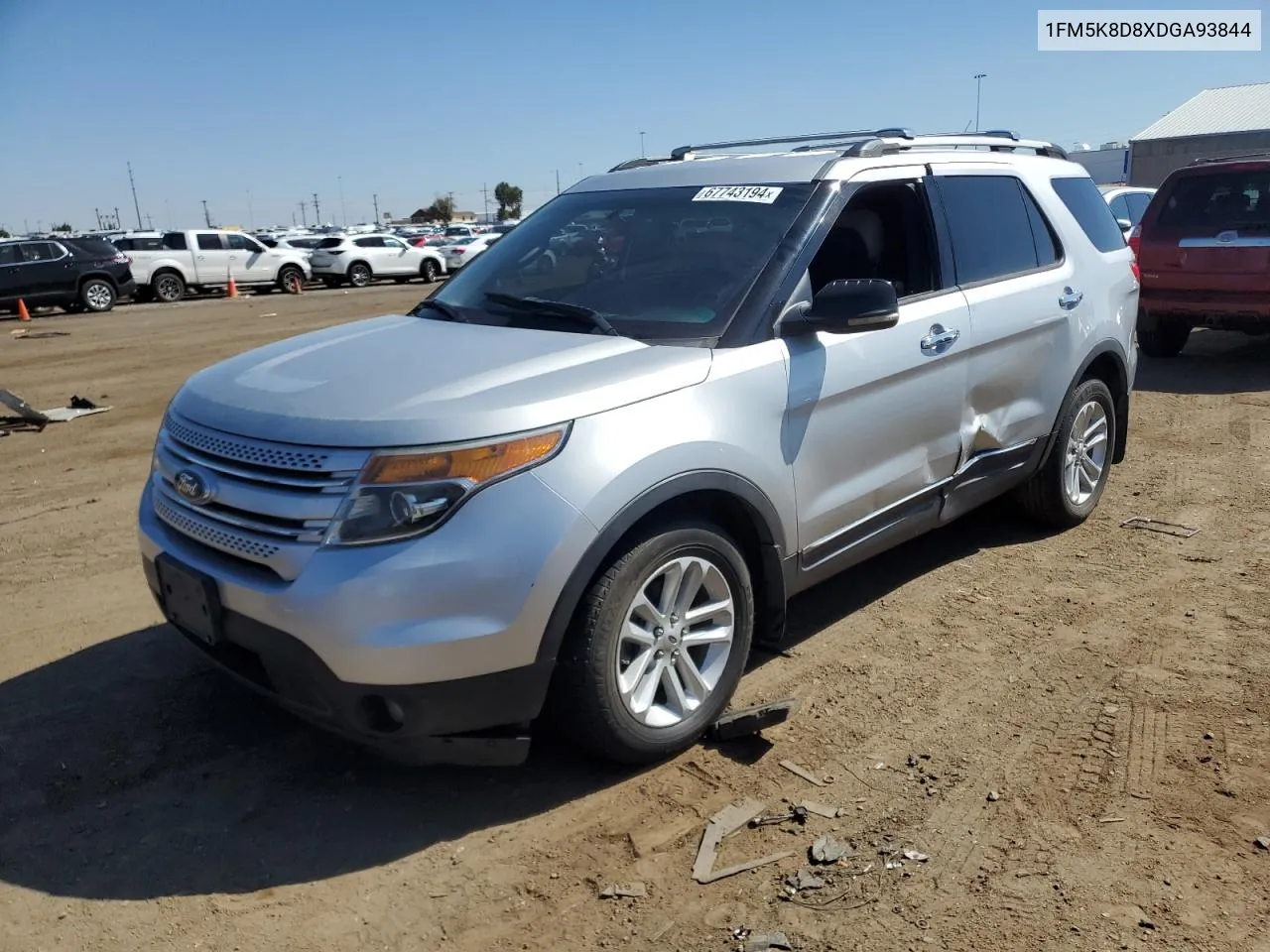 2013 Ford Explorer Xlt VIN: 1FM5K8D8XDGA93844 Lot: 67743194