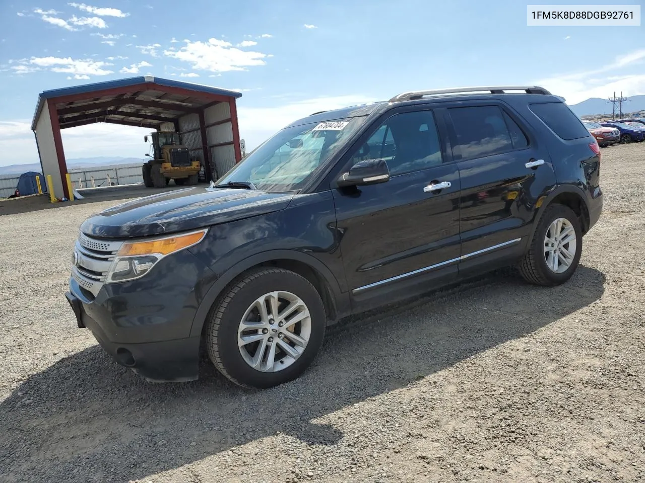 2013 Ford Explorer Xlt VIN: 1FM5K8D88DGB92761 Lot: 67804704