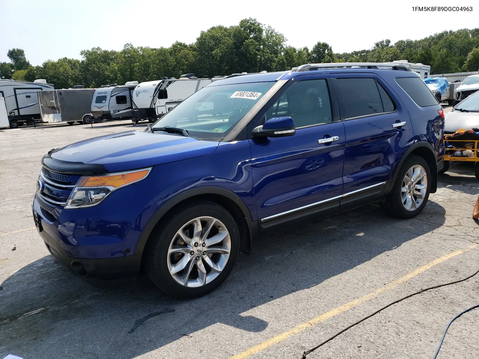 2013 Ford Explorer Limited VIN: 1FM5K8F89DGC04963 Lot: 68021364