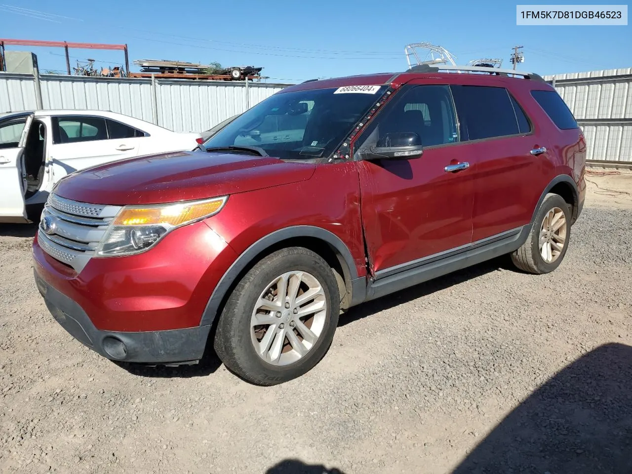 1FM5K7D81DGB46523 2013 Ford Explorer Xlt