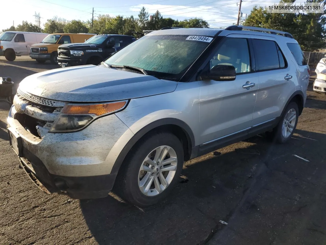 2013 Ford Explorer Xlt VIN: 1FM5K8D83DGC41381 Lot: 68478494