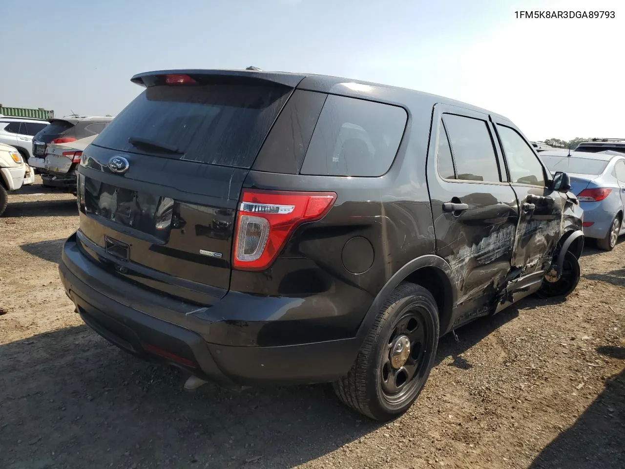 2013 Ford Explorer Police Interceptor VIN: 1FM5K8AR3DGA89793 Lot: 68649004