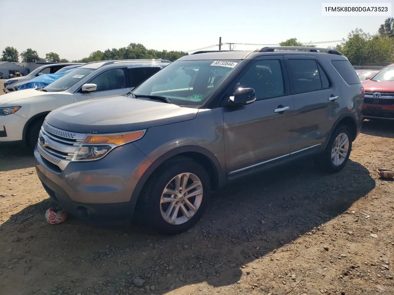 1FM5K8D80DGA73523 2013 Ford Explorer Xlt